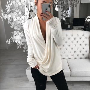ekAttire Tops - 🆕LAST3– THANKFUL in Softest Ivory ekAttire Tops - 🆕LAST3– THANKFUL in Softest Ivory